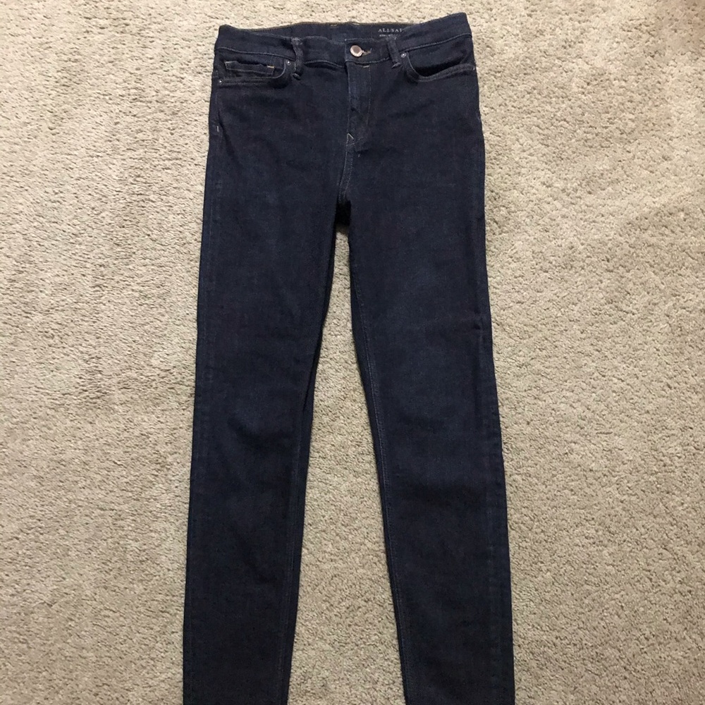 Used twice All Saints jeans